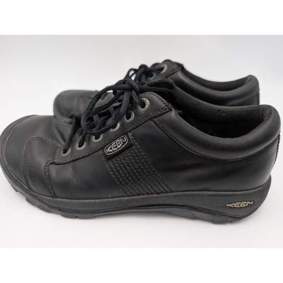 Keen Other - Keen Oxford Shoes Mens 9.5 Black Leather Lace Up  Work Gorpcore Rugged Utility